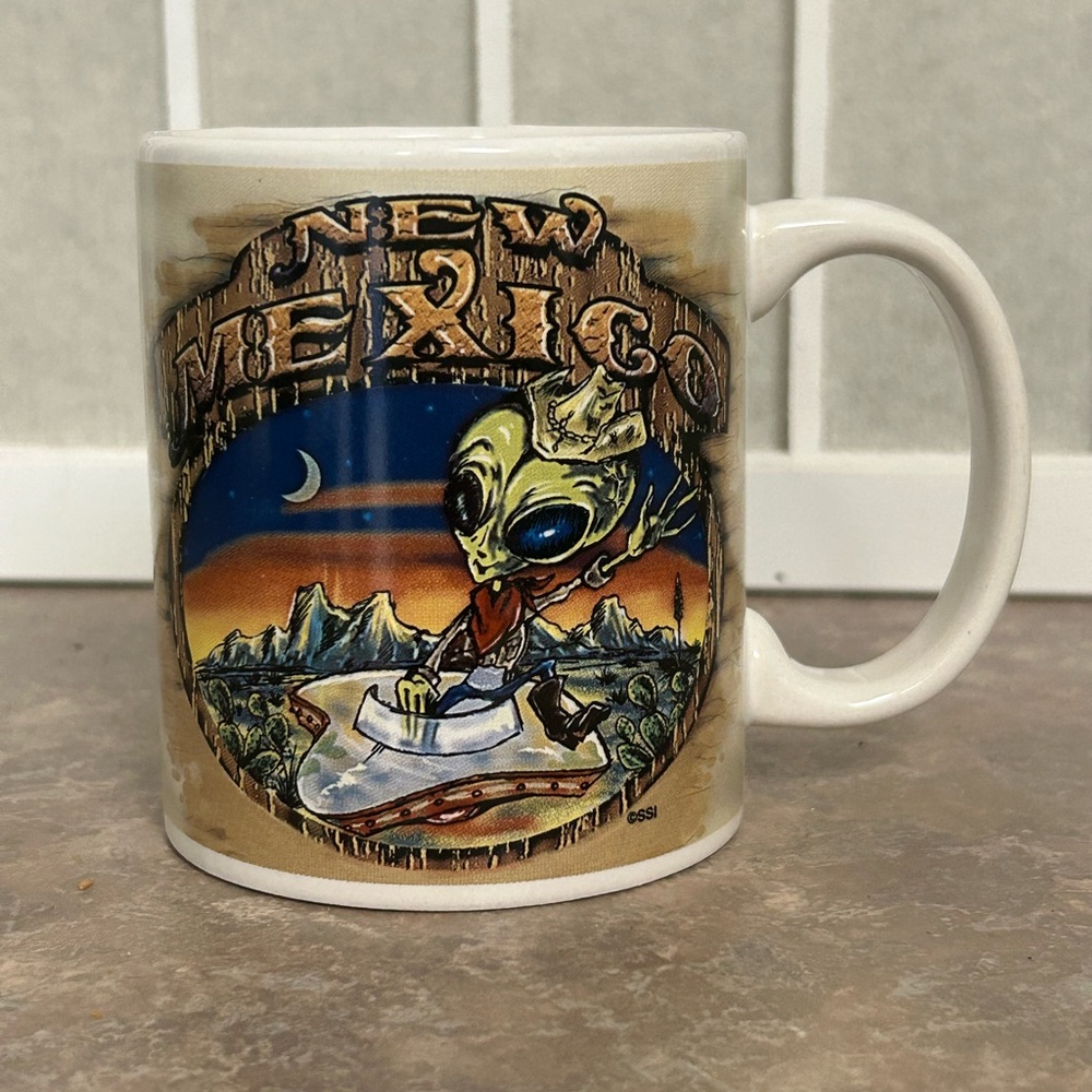 New Mexico Cowboy Alien Souvenir Mug